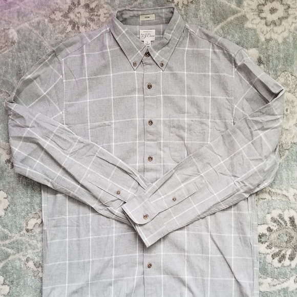 J. Crew Mens Brushed Twill Shirt in Plaid - Picture 3 of 5
